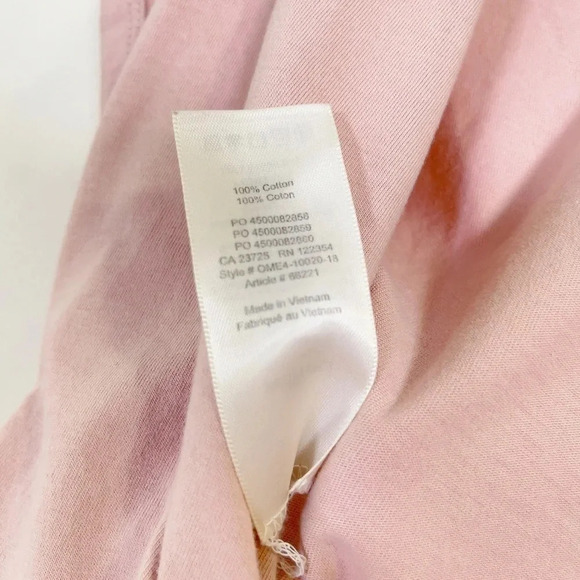 Aritzia Wilfred Adela Tshirt Open Back Light Pink - Picture 6 of 9